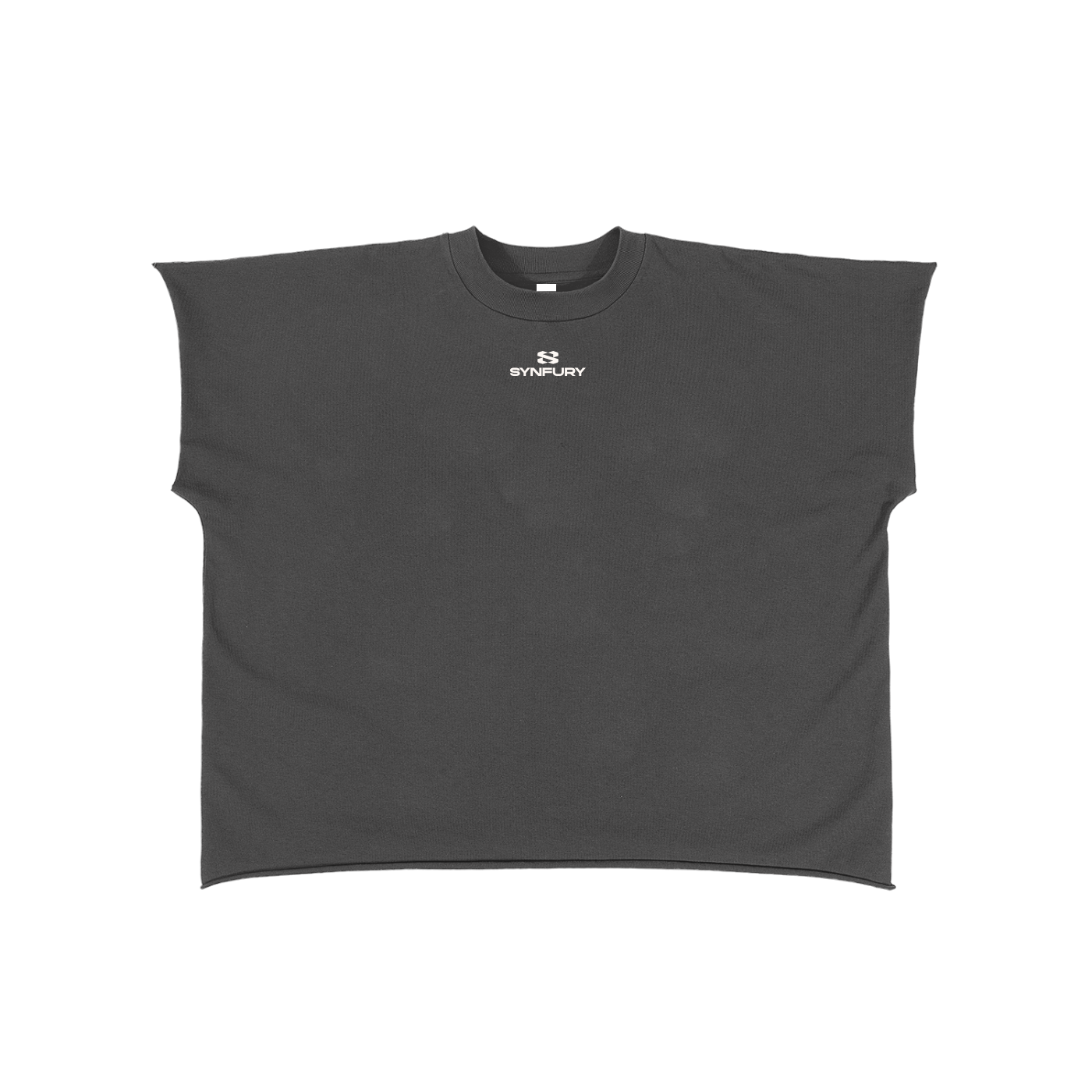 Ash Carbon sleeveless shirt on a white background