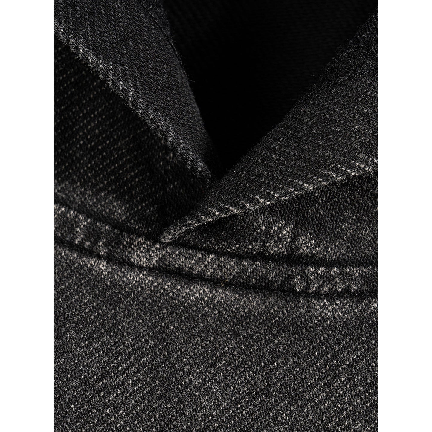 SYNFURY Cinder Black - interior hood stitching and fabric detail