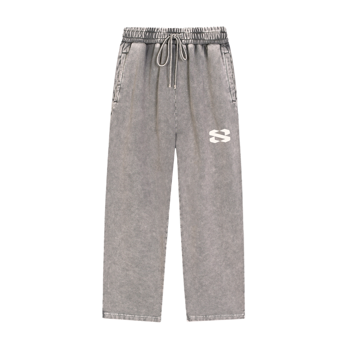 Vintage Sweatpants - Fog Gray - front view