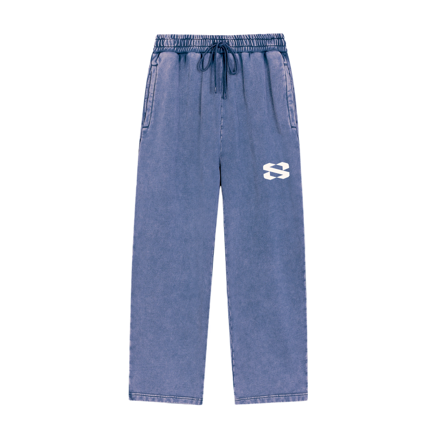 Vintage Sweatpants - Storm Navy - front view