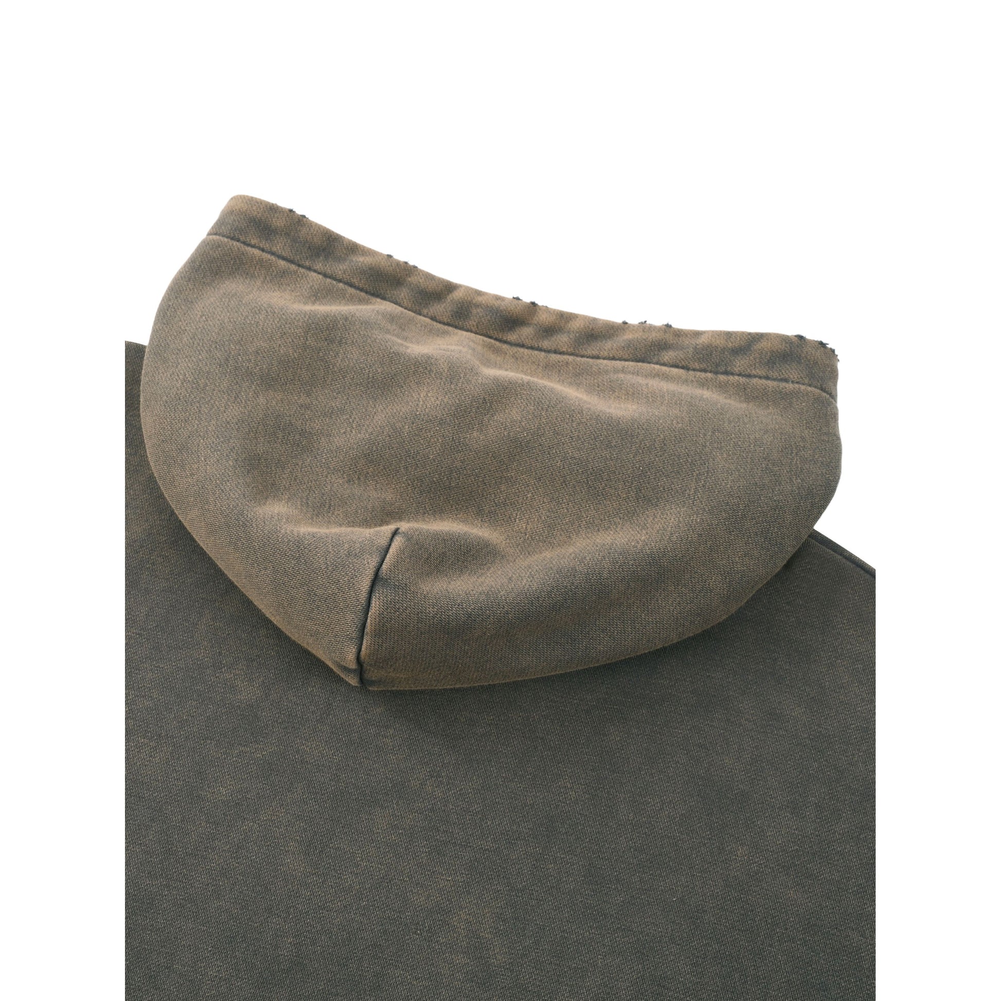 Washed Charcoal Pullover Hoodie detail 